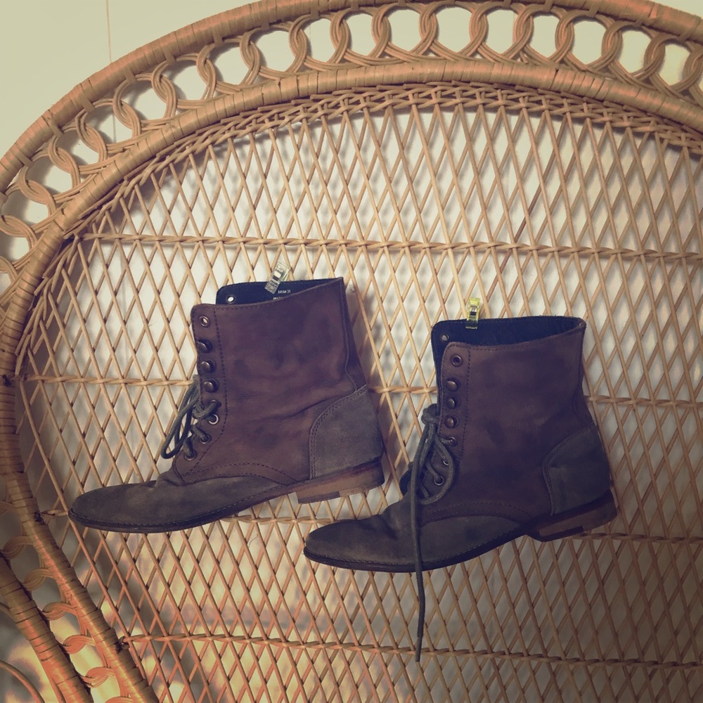 Free People lace-up boots